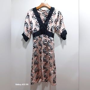 Vintage Kaya Di Koko 100% Silk Dress for women size S